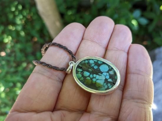 チベット産『ターコイズ』(チベタンターコイズ) 約26x20x5mm 5g