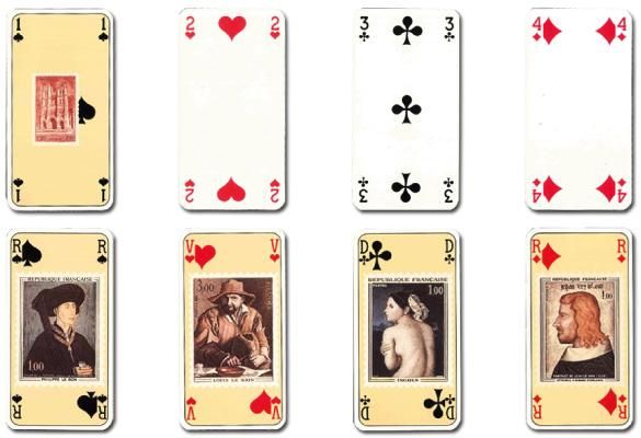 切手がテーマのゲーム用タロット☆】タロット・フィラテリック