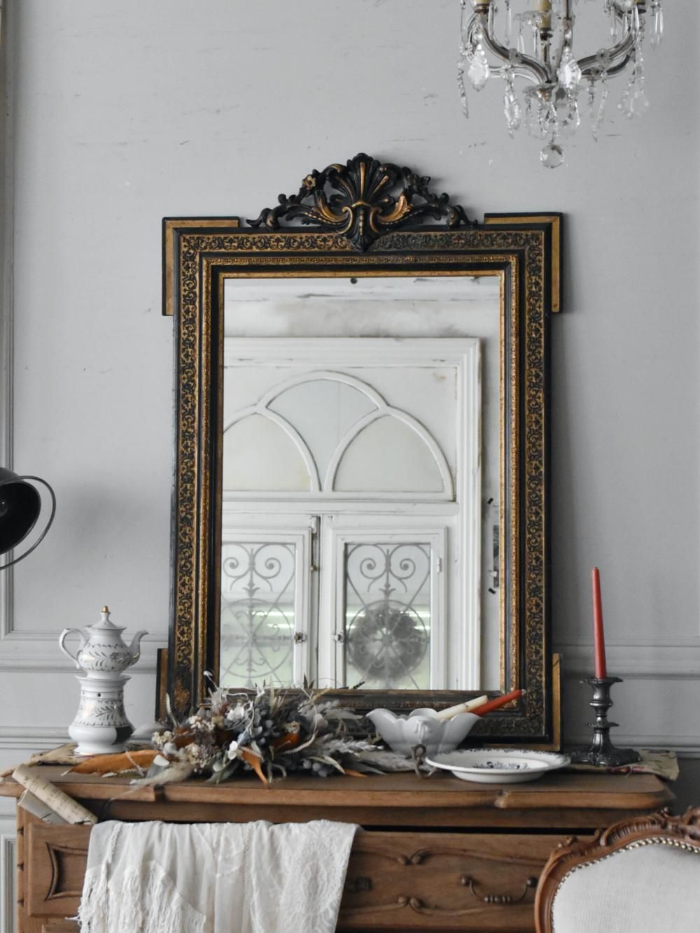 フランスアンティークインテリア アンティークミラー.43 フレンチミラー