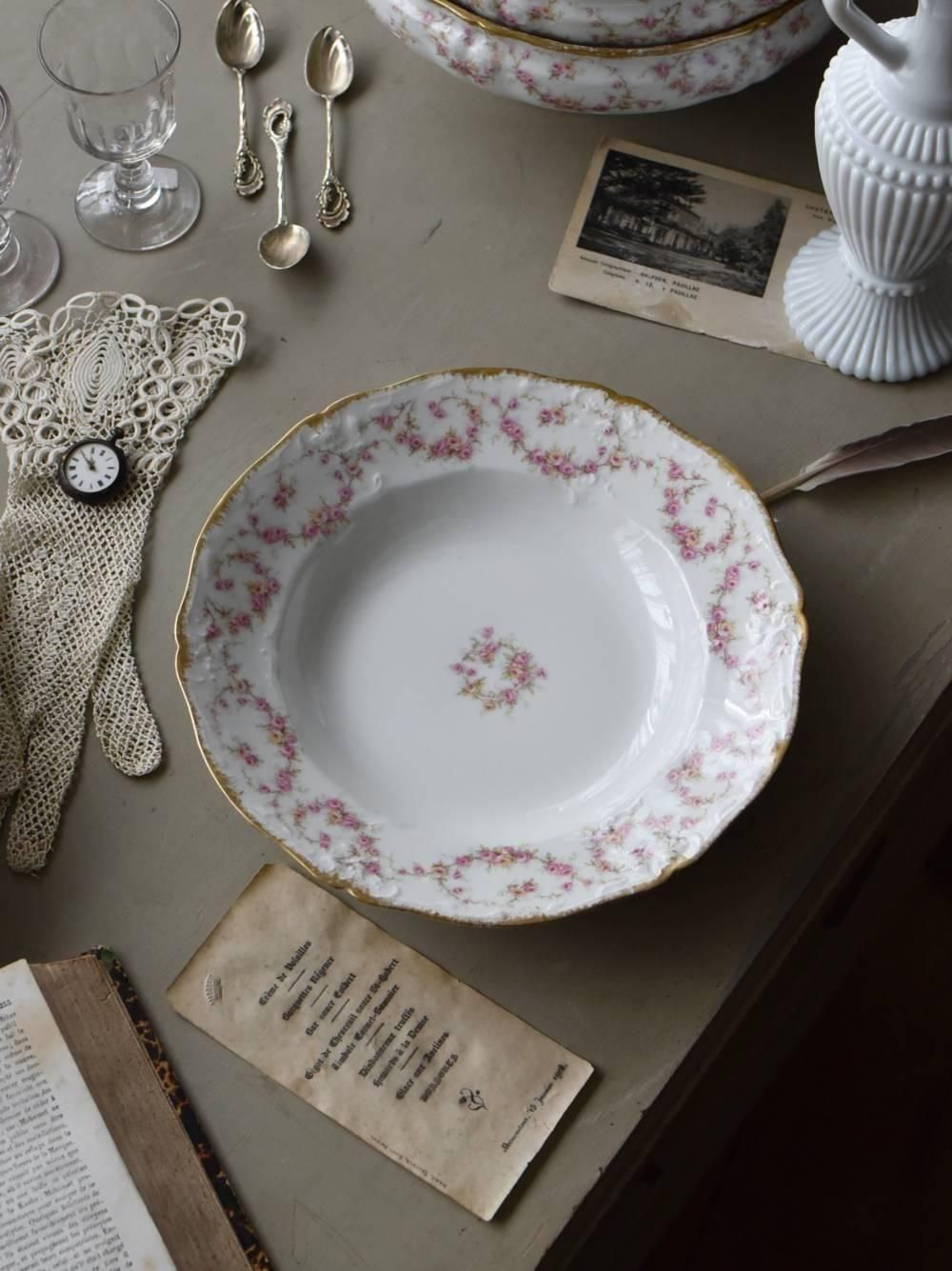 フランスのアンティークプレート、古いお皿 - Antiques *Midi