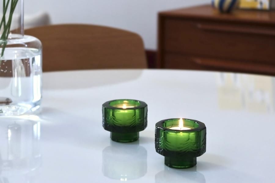 イッタラ/Iittalaクーシ/Kuusiキャンドルホルダー/グリーン - まいにち