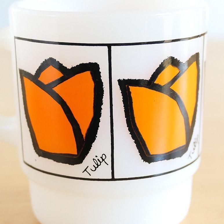 ☆4】ファイヤーキング ポップフローラル チューリップ - ヴィンテージ