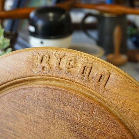 イギリス アンティーク ブレッドボード カッティングボード BREAD 花と