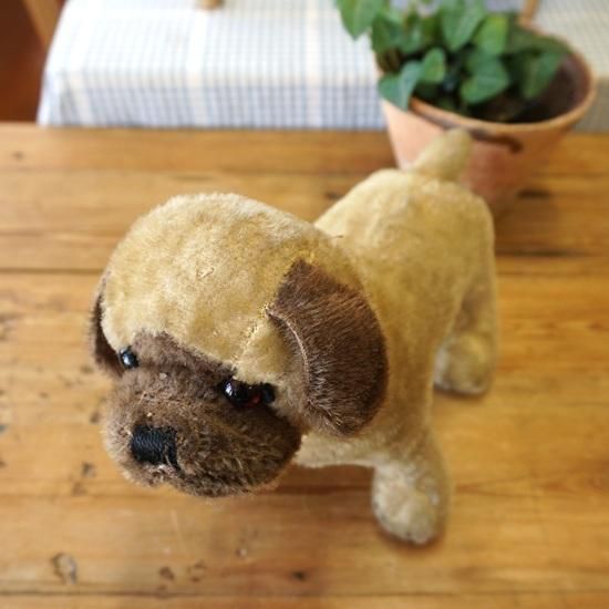イギリス ヴィンテージ ぬいぐるみ テディベア パグの子犬 チルターン