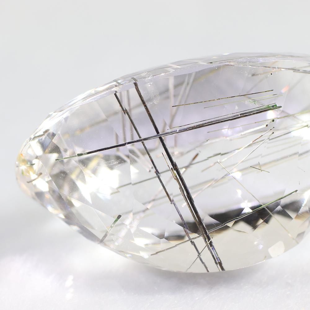 水晶部分が無色透明＆美しい透明感】極上シルバールチルクォーツ