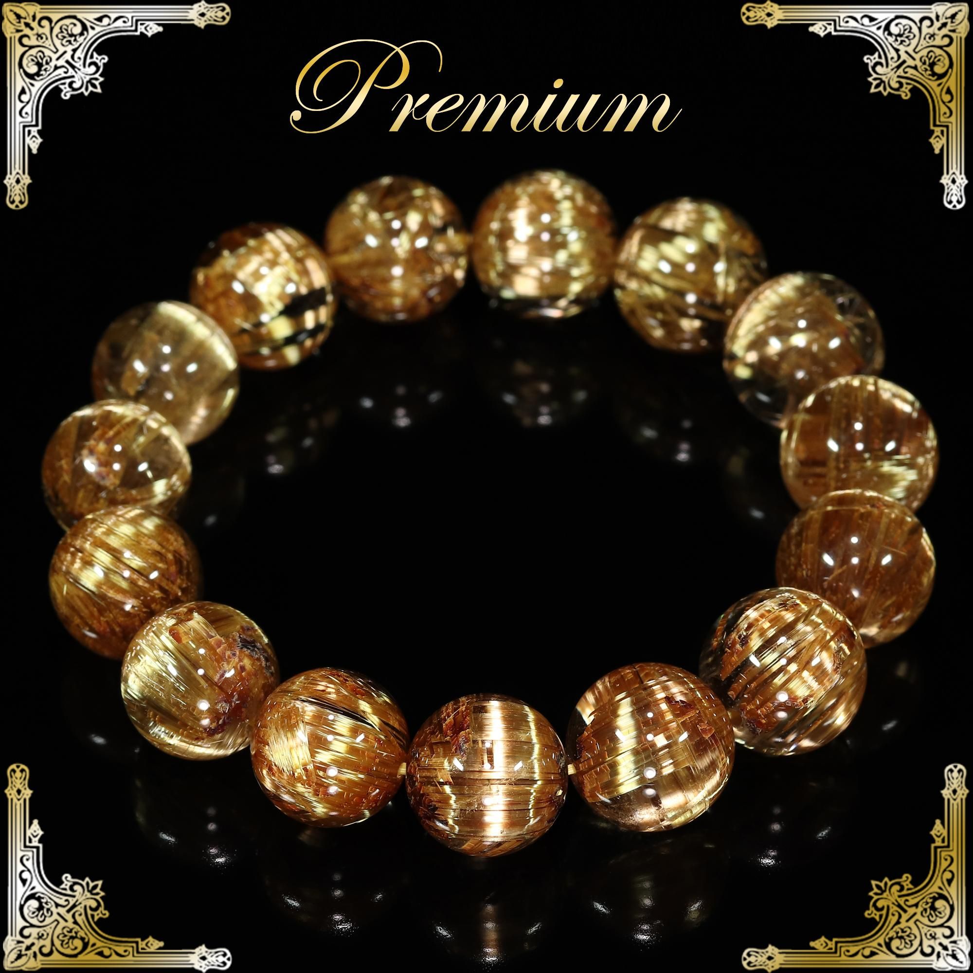 プレミアム jí(ジン)タイチンルチルクォーツ(キャッツアイ効果入り