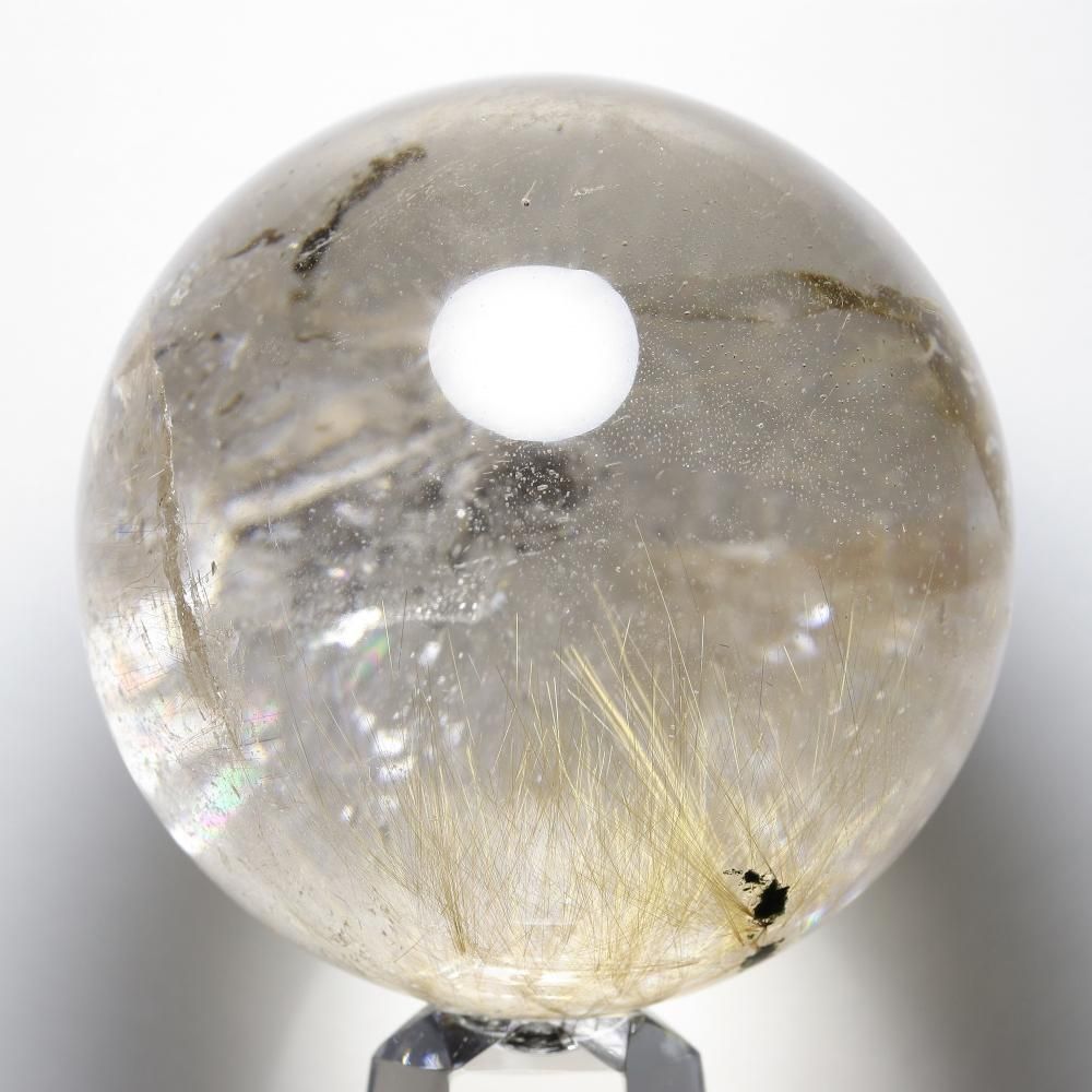 ルチルクォーツのスフィア(丸玉) - ルチルクォーツ専門店【フォーチュ