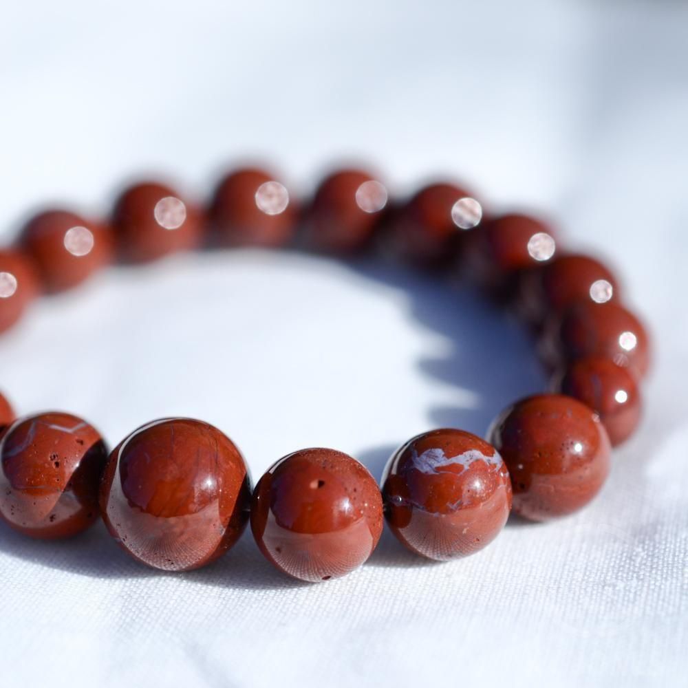 osamu様☆専用☆佐渡の赤玉石ブレスと信楽焼の馬の置物の2個セット