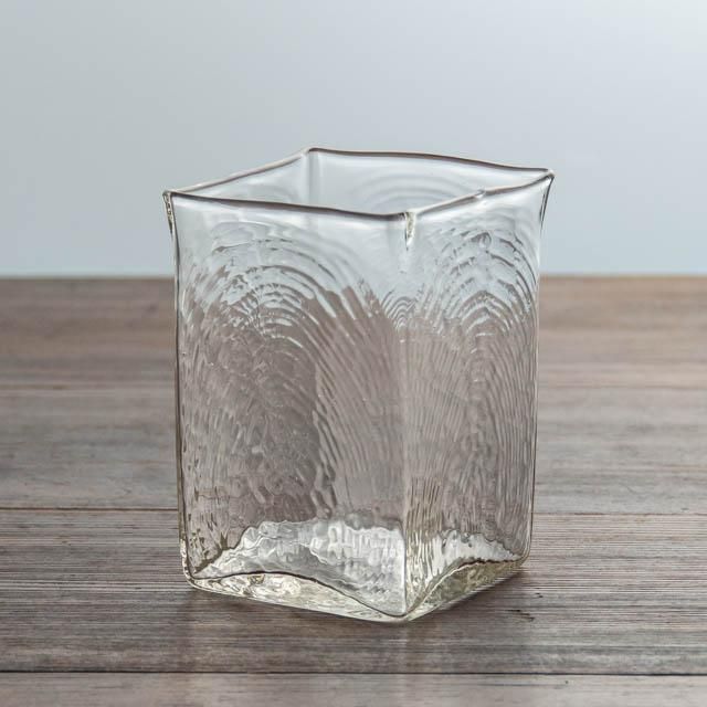 安土草多 吹きガラス 角花器 大｜岐阜 飛騨高山 取扱店 オンライン