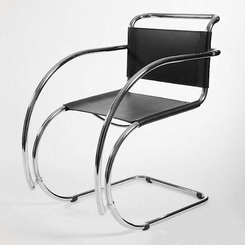 ミース・ファン・デル・ローエ/MR10アームチェア【レザー
