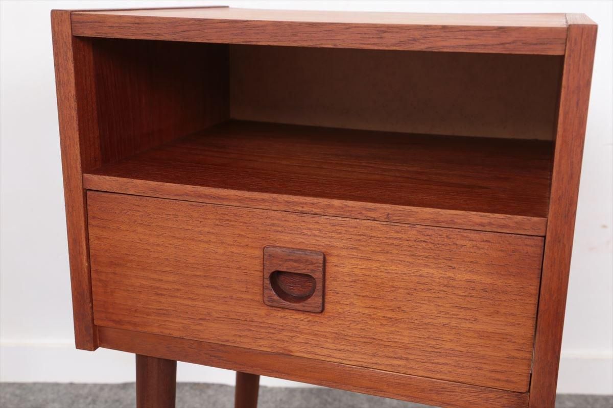ナイトテーブル（チーク）/デンマーク家具/K243-104 - 北欧