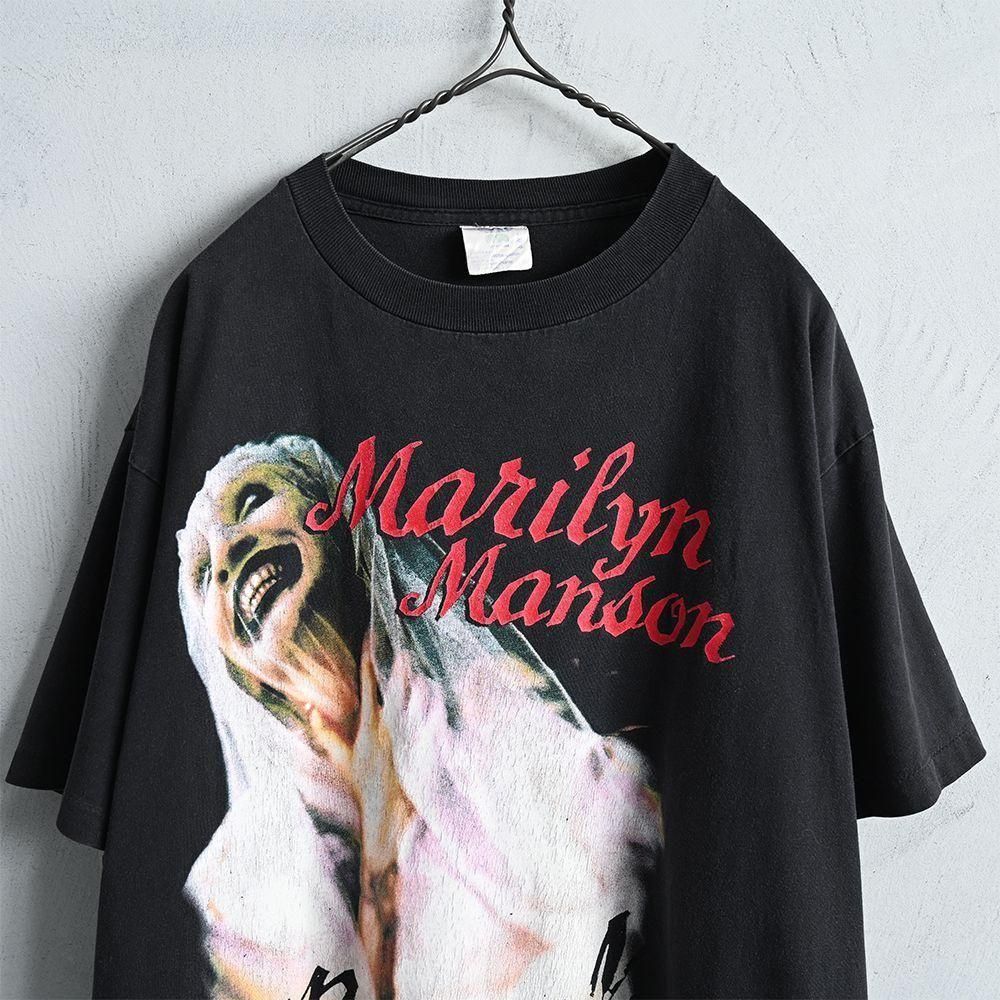 MARILYN MANSON PRINT T-SHIRT by WINTERLAND（GOOD CONDITION/LARGE