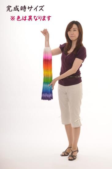 千羽鶴キットMサイズ（7.5cm角おりがみ） むらさき4色 - 千羽鶴のお