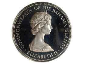 エリザベス2世1ドル銀貨|バハマ|コレクターズショップトモリンズ24