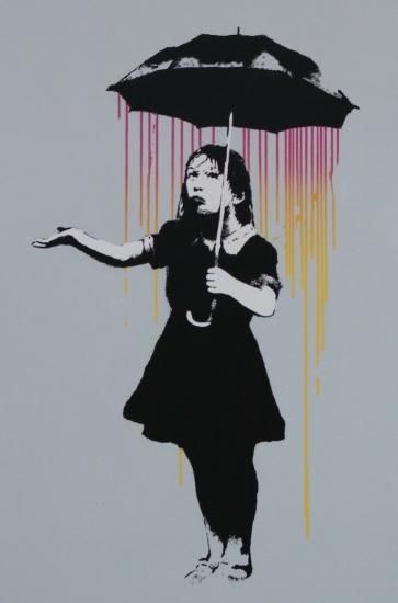 Banksy バンクシー NOLA MULTI COLOURED シルクスクリーン プリント