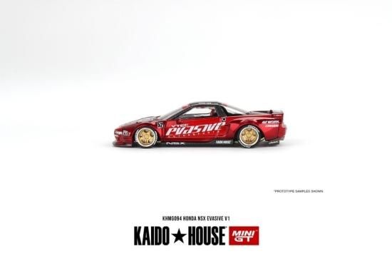 KAIDO☆HOUSE x MINI GT 1/64 HONDA NSX Evasive V1 ホンダ (左