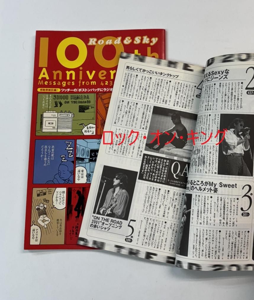 浜田省吾FC会報誌 メモリアルチケットとリーフレット多数 浜田省吾FC