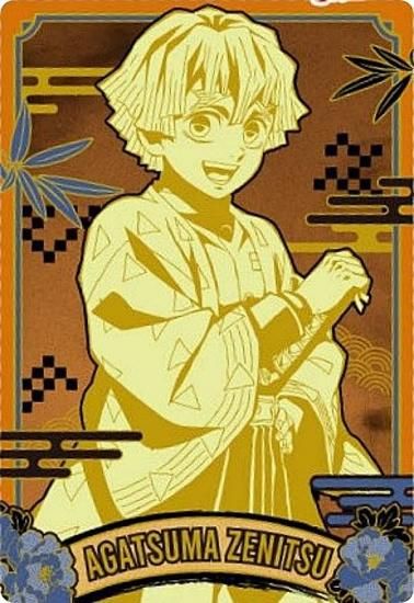 W9-18 我妻善逸 (R レア/キャラクターカード) 】鬼滅の刃ウエハース9