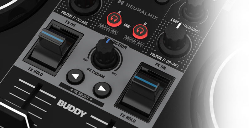Reloop BUDDY | コンパクト2デッキ DJAY コントローラー | Digiland