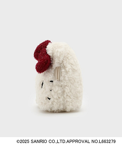 ハローキティ】フェイス型ふわふわポーチ（2002562733