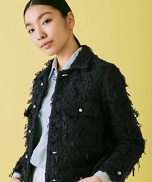 MILITARY JK RIBBON TWEED MB251ー