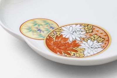 寿赤絵 トリプレット緋 AKE 皿セット | 深川製磁/フカガワセイジ