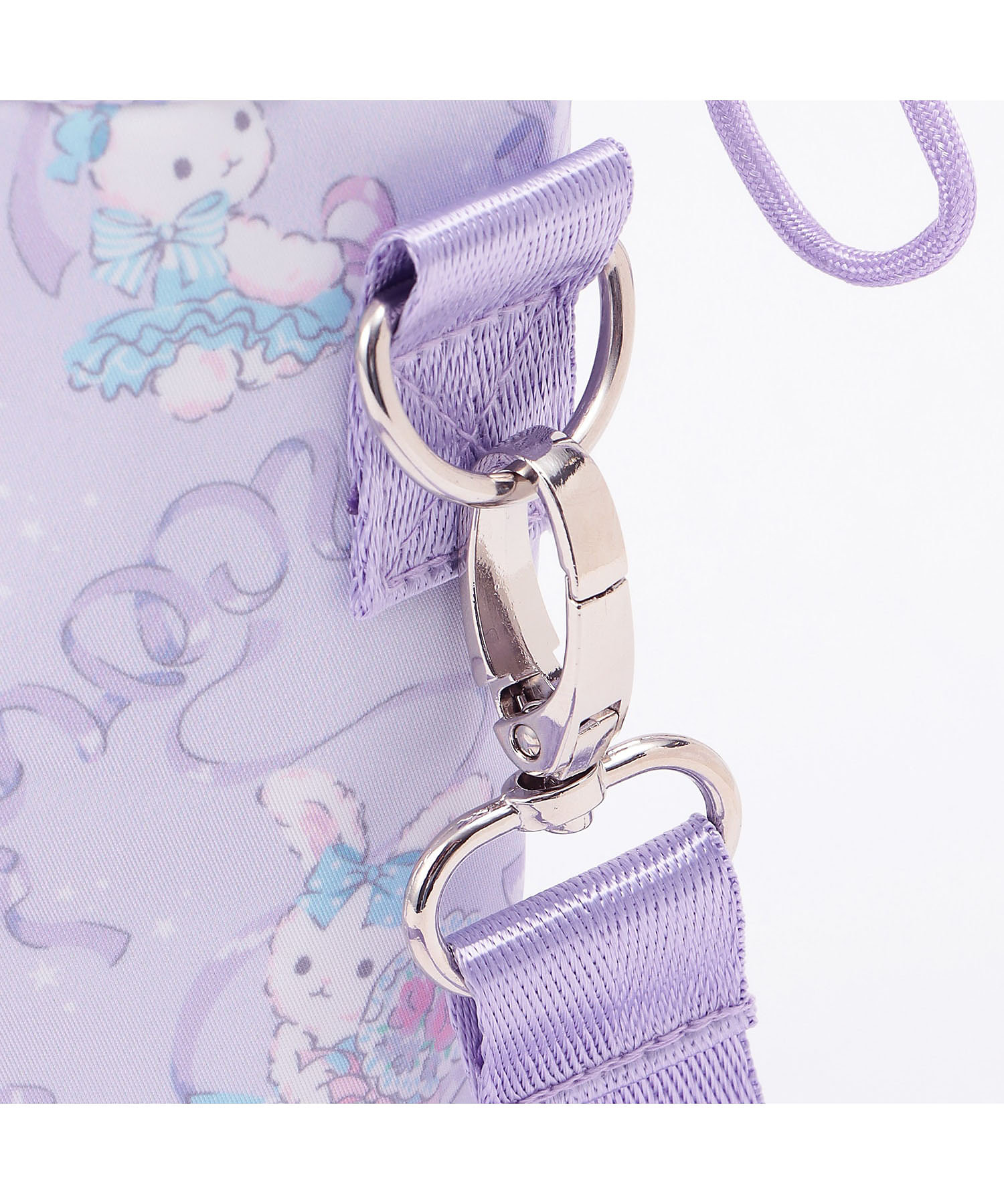 ウサギバレエ柄ショルダーつきペットボトルホルダー 6053425