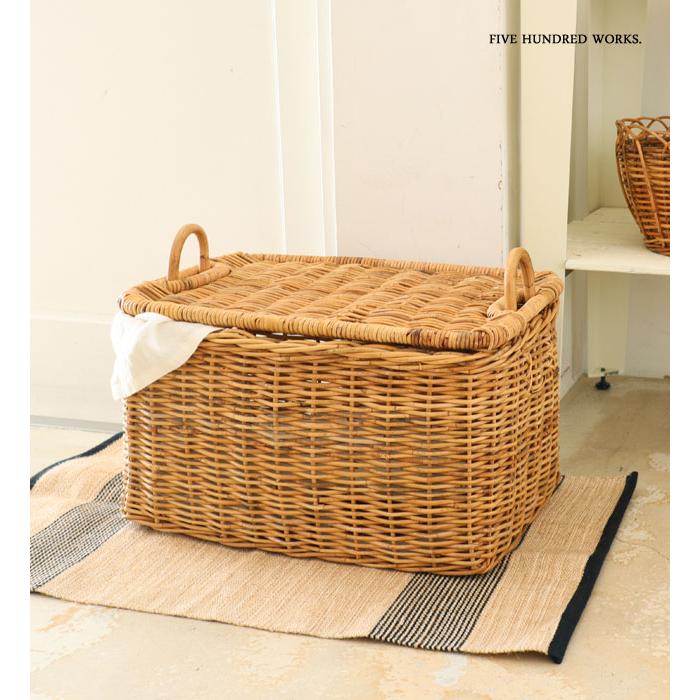 THE AROROG 公式 収納 家具 ラタン かご ふた付き ジ・アラログ