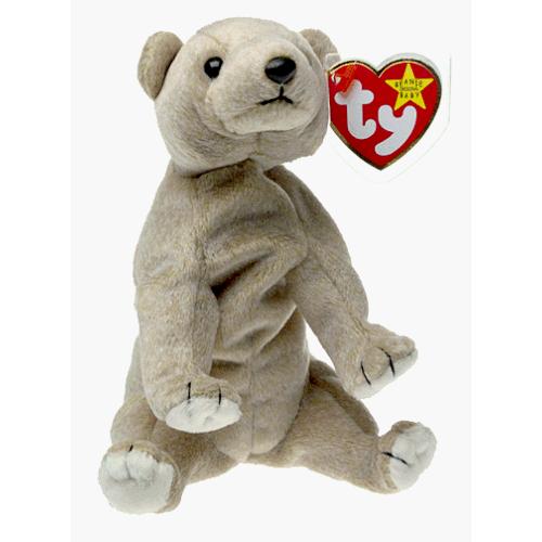 TY ビーニーベイビーズ BEANIE BABIES Almond クマ ぬいぐるみ