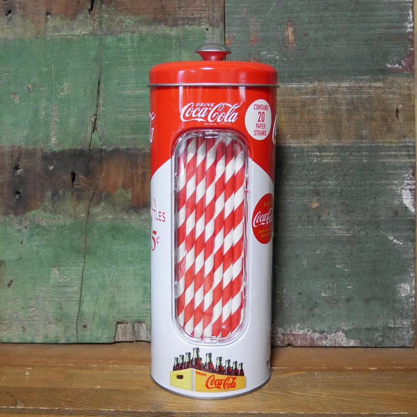 Coca Cola（コカコーラ） ストローホルダー ティンディスペンサー