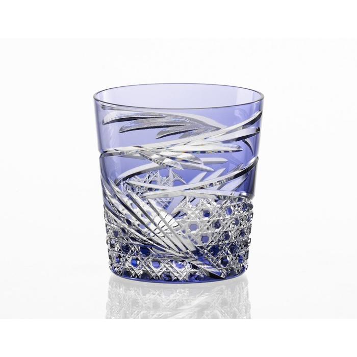 KAGAMI 江戸切子（カガミクリスタル）ロックグラス＜舞＞T577-2944-CCB