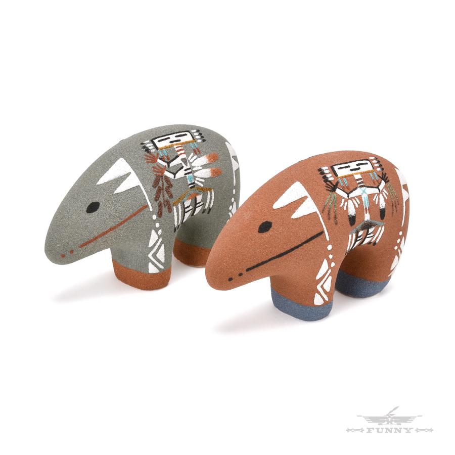 FUNNY公式ストア ナバホ族 サンドペイント サンドアート ベア