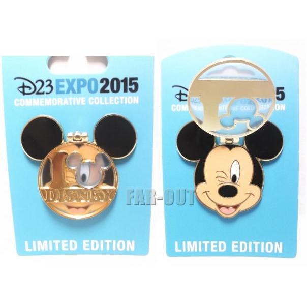 D23 Expo USA 2015 ミッキーアイコン フェイス I Mickey Disney 開閉式