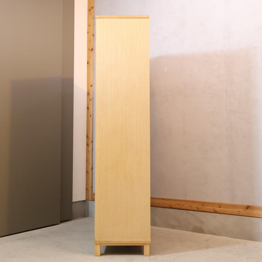 無印良品（MUJI） タモ材 木製収納 本棚 書棚 7段 ブックシェルフ