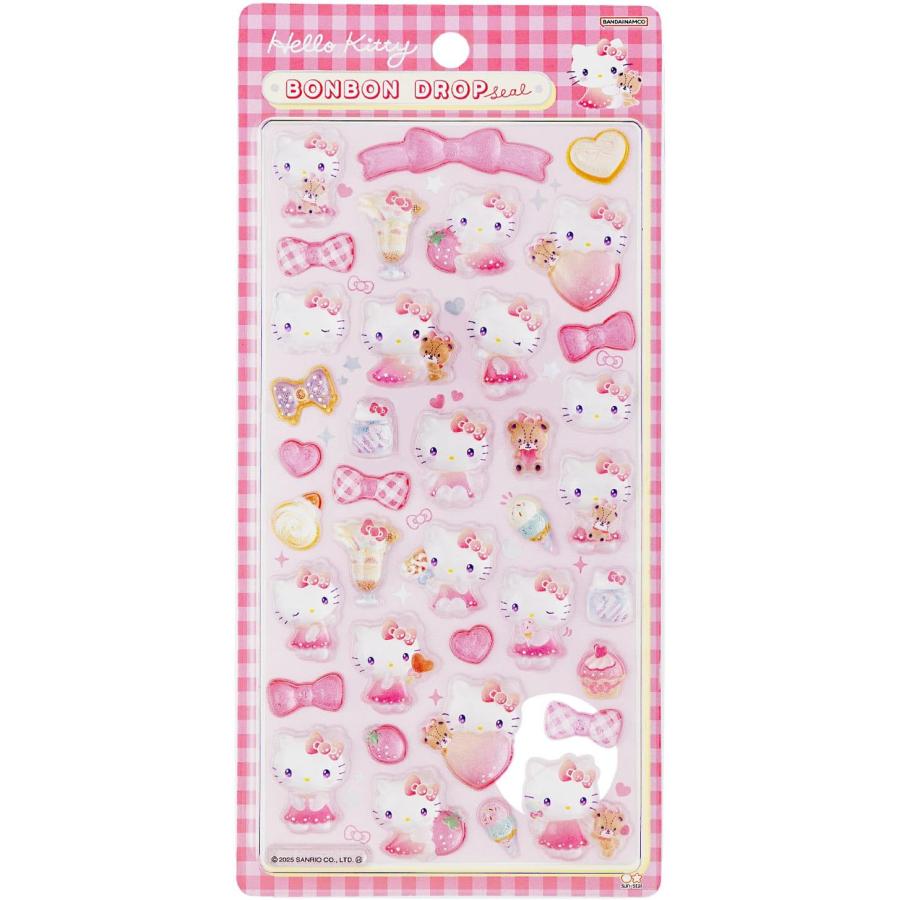 サンスター文具 サンリオキャラクター シール ボンボンドロップシール