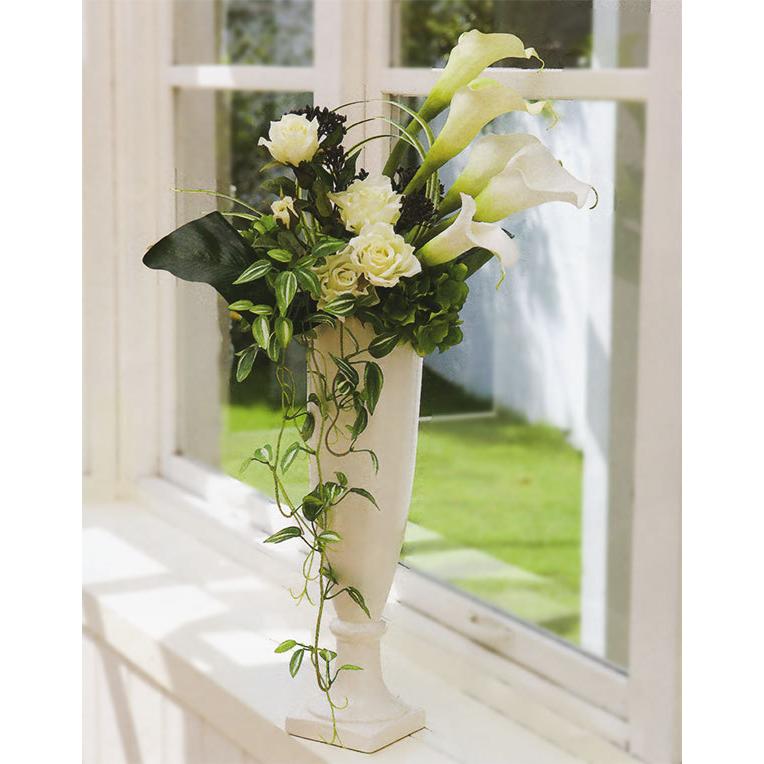 カラー カラーリリー 造花 おしゃれ ホワイト 白 イエロー 黄 人気