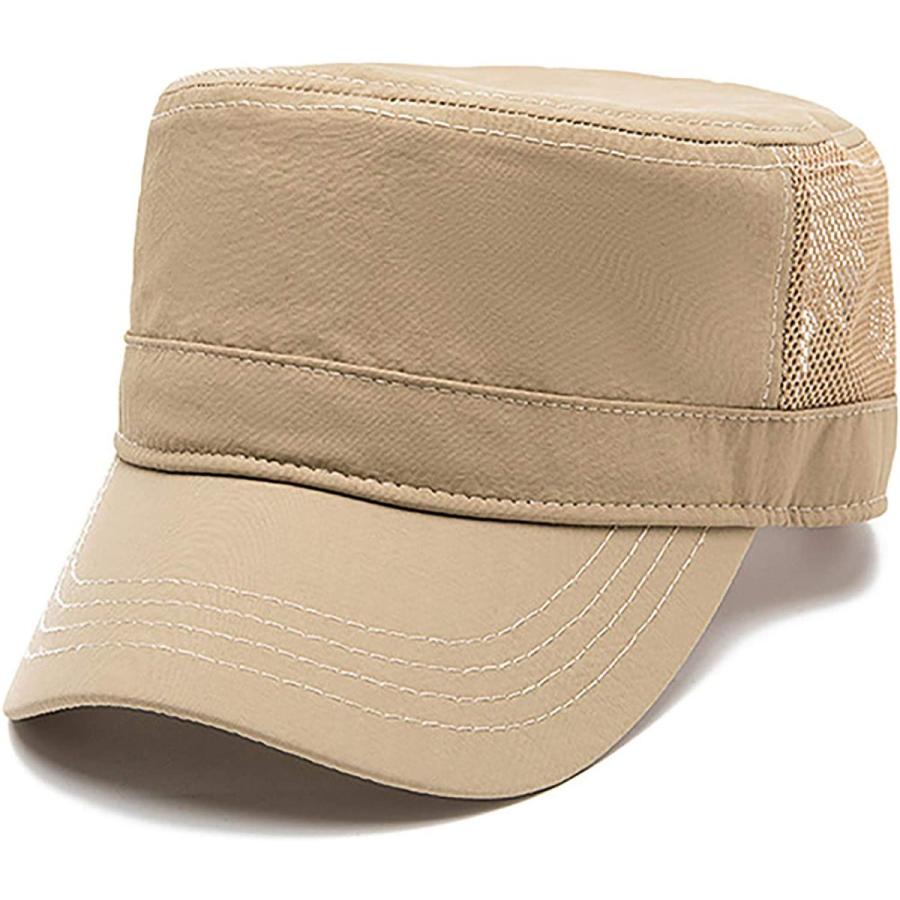 大きいサイズ サイドメッシュ ワークキャップ 深め 最大65cm メンズ