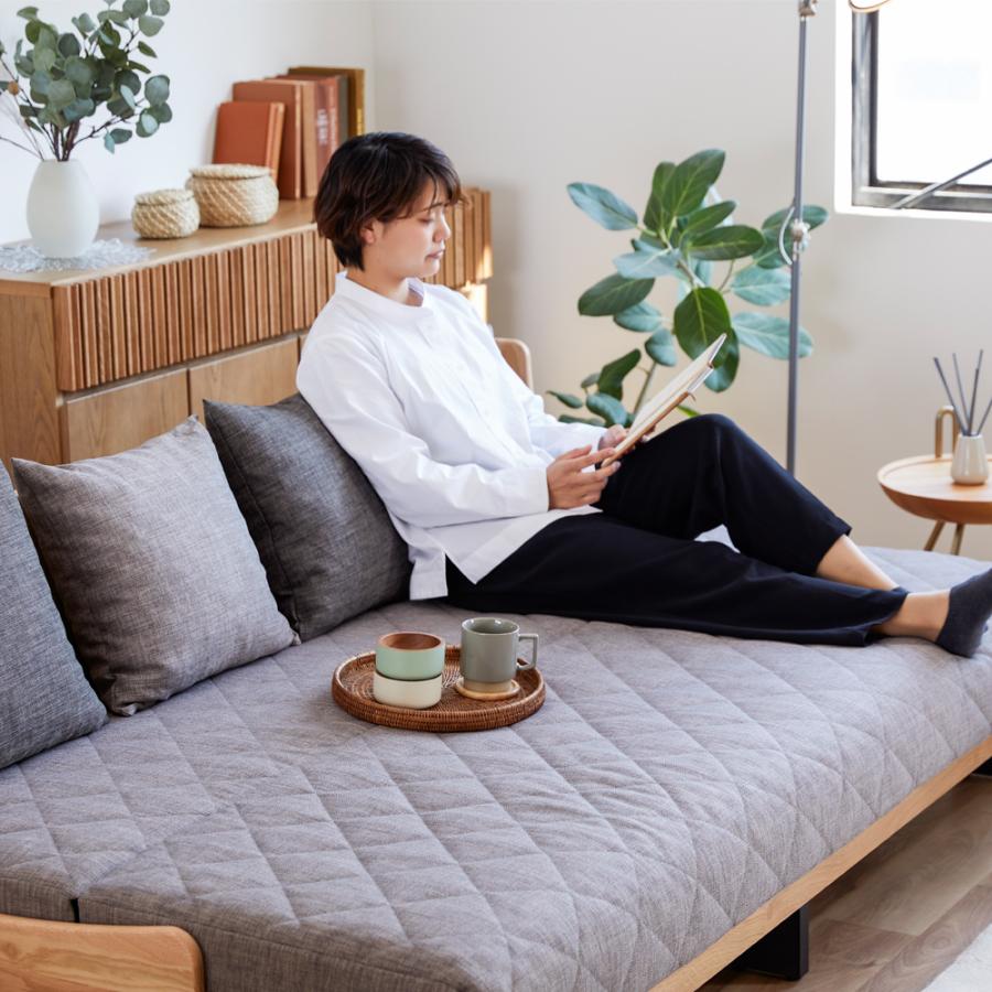 大塚家具 ソファベッド ドロシー2(幅180.5cm) 張地全2色 木部全2色