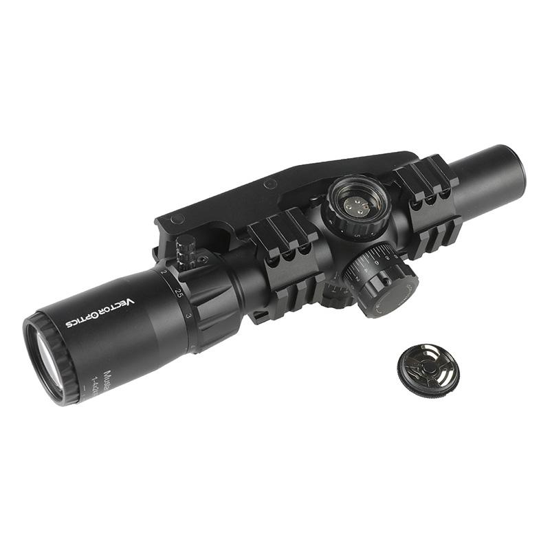 ベクターオプティクス Mustang 1-4×24 FFP ショートライフルスコープ