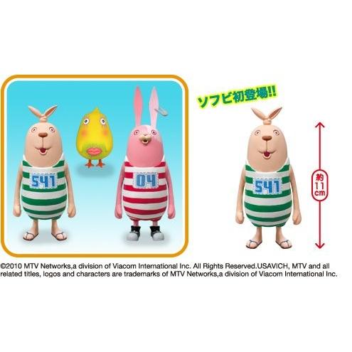 ポスター付き】ウサビッチ ソフビフィギュアコレクション1 全3種セット