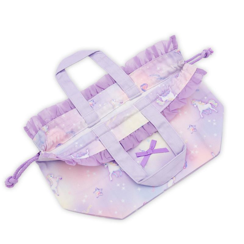 Mother garden（マザーガーデン） ユニコーン ランチ巾着 ぷっくり柄