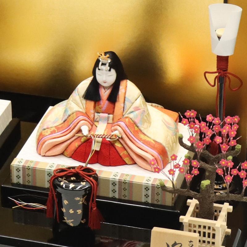 雛人形 木目込み雛 洛陽 真多呂 木目込親王 古今人形 金屏風 2024