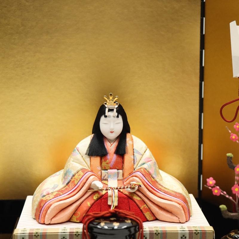 雛人形 木目込み雛 洛陽 真多呂 木目込親王 古今人形 金屏風 2024
