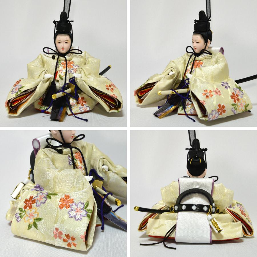 雛人形 親王飾り 平安関光 白鳳刺繍 白木飾り台 : 人形の三信 - 通販