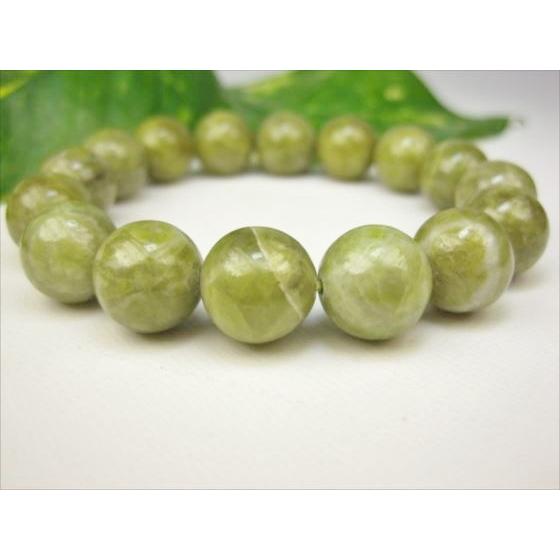 ブレスレット グリーンカイヤナイト Φ12±0.2mm 一点物 : 天然石のお店