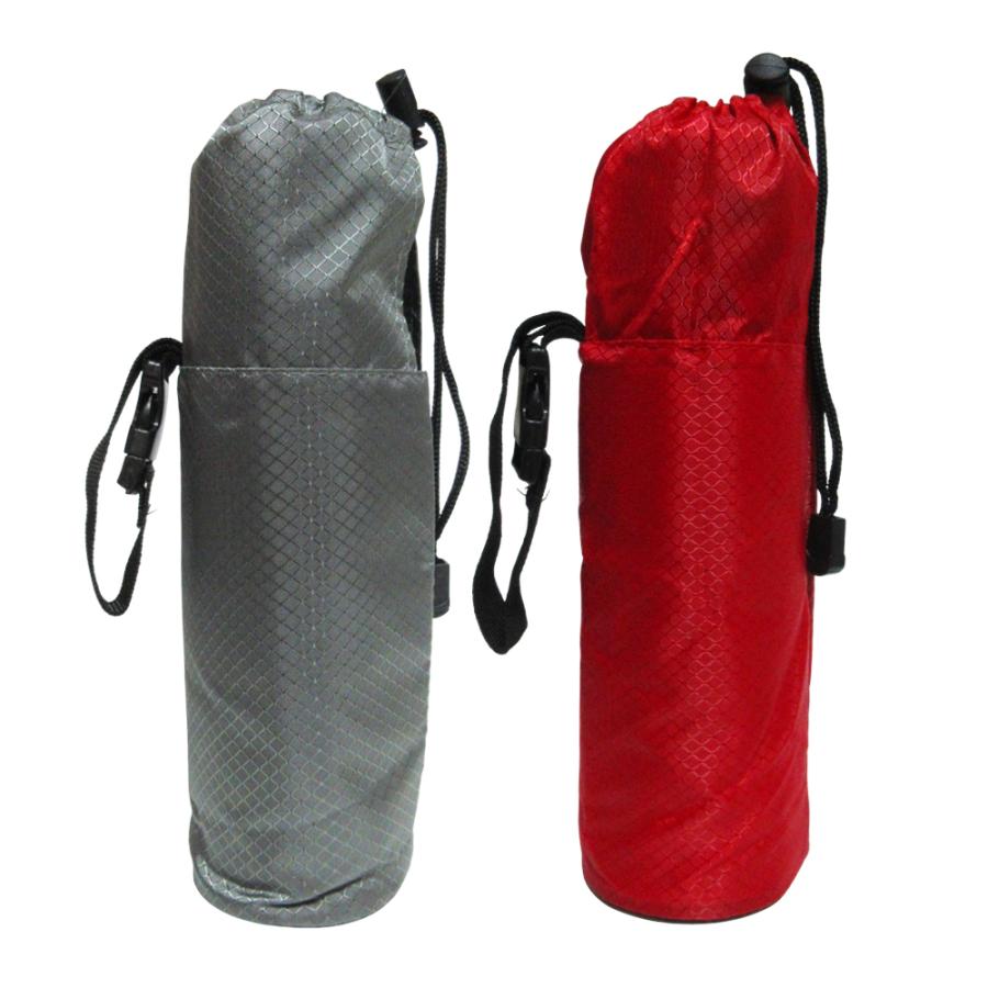 巾着型ボトルカバー 2点セット ペットボトル用 水筒用 保冷巾着 500ml