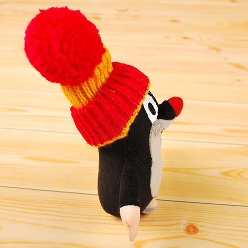 クルテク ぬいぐるみ ミニキャップ ( レッド ) pud508 Krtek もぐらの