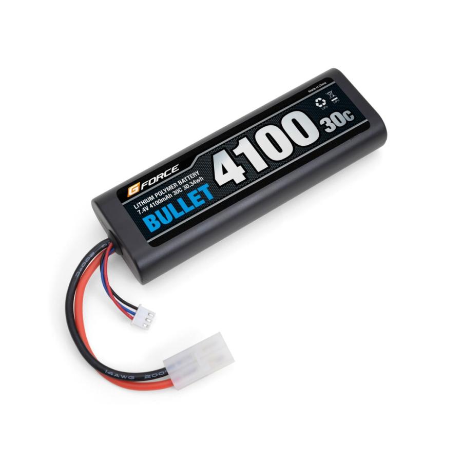 G-FORCE（ジーフォース） /GFG008/BULLET LiPo 7.4V 4100mAh