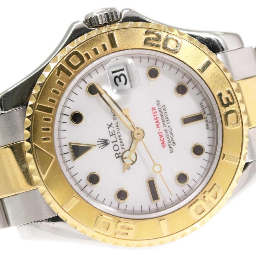 ROLEX（ロレックス） ヨットマスター・白文字盤 コンビ SS×YG・自動