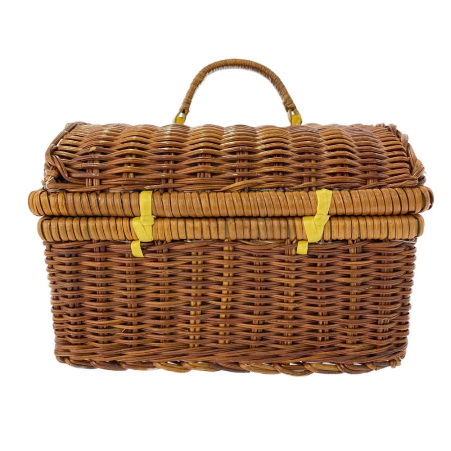 ジバンシー(ジバンシィ) バスケット かごバッグ ハンドバッグ/ブラウン